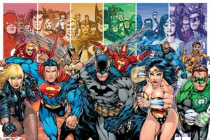 JUSTICE LEAGUE AMERICA: GENERATIONS - DC COMICS POSTER (HEROES) (36 X 24") - Picture 1 of 1