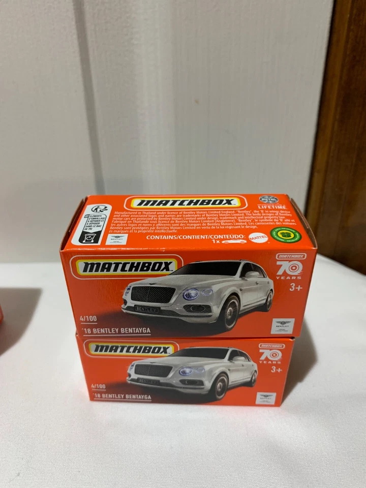 🚨Lot 2🚨- MATCHBOX POWER GRABS #4 '18 Bentley Bentayga, 2023 issue (NEW in BOX) - Image 1 of 1