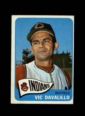 1965 VIC DAVALILLO O-PEE-CHEE #128 INDIANS *R0866 - Image 1 of 2