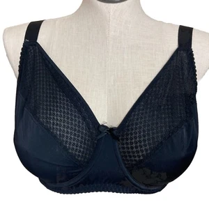 Curve Muse Sz 44DD Lined Black Bra Comfort Adjustable Straps Underwired - Picture 1 of 16