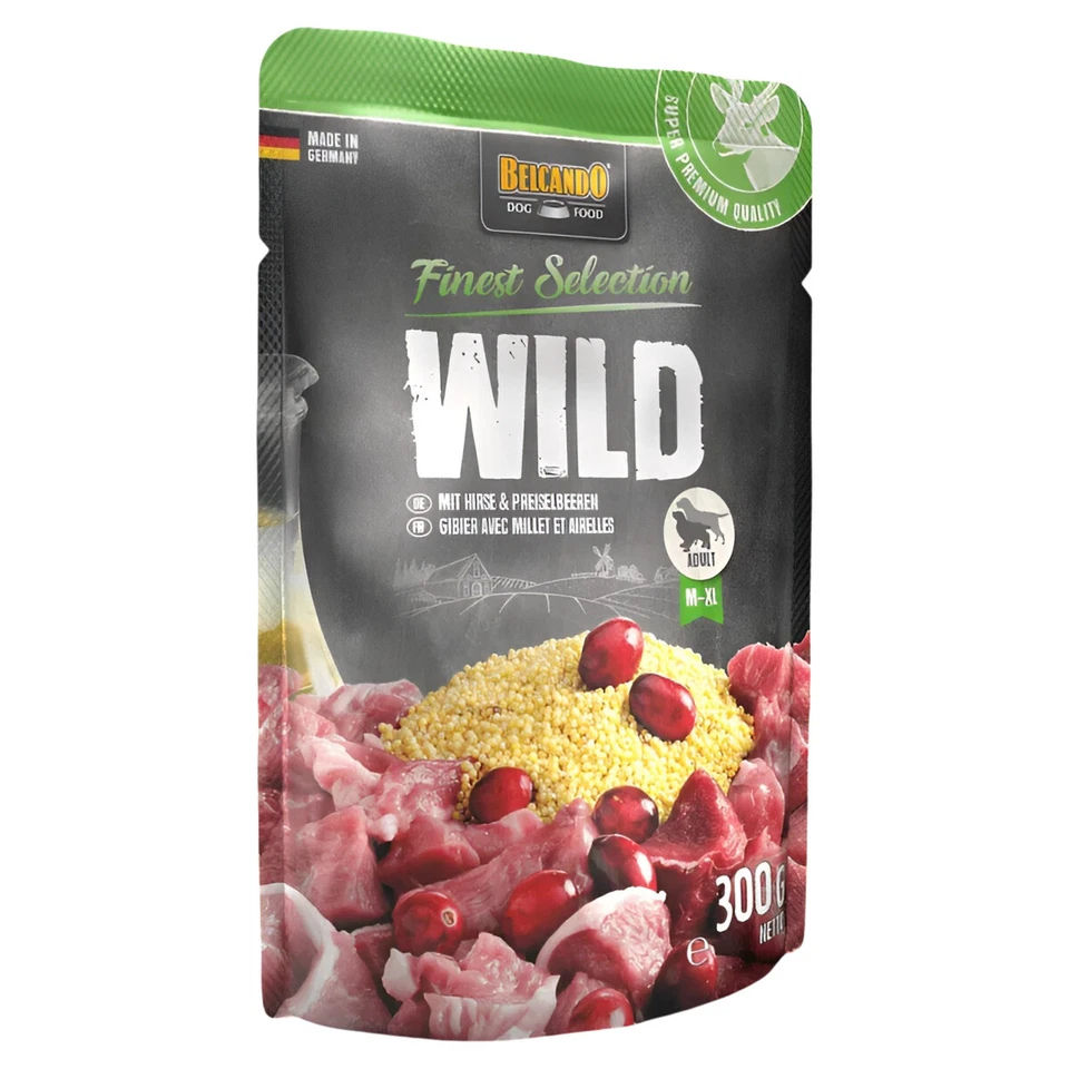 Belcando Wild mit Hirse & Preiselbeeren 300 g, Hundefutter, NEU - Bild 1 von 1
