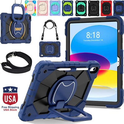 Kids Friendly for iPad 7th 8th 9th 10th 11th A16 Gen Shockproof Stand Case Cover - Image 1 of 4