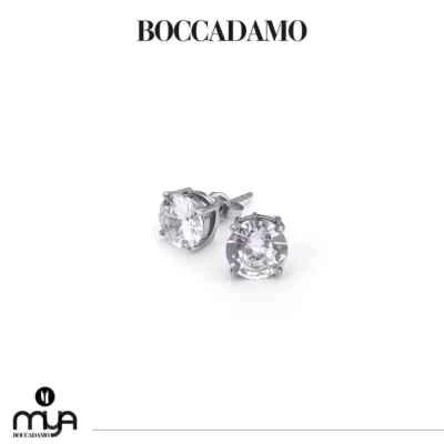 Boccadamo Orecchini Donna Punto Luce In Acciaio e Zircone 4mm BR/OR01 - Immagine 1 di 3
