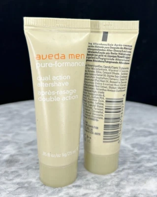 Lote de 2 loções pós-barba Aveda masculina Pure-Formance dupla ação 0,85 oz nova sem etiquetas caixa - Imagem 1 de 4
