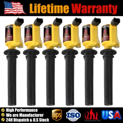 6Pcs Ignition Coil for Mazda Tribute Ford Escape Mercury Mariner Sable DG500 V6 - Image 1 of 4