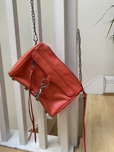 Rebecca Minkoff leather Pink Mini  MAC bag - Picture 1 of 6