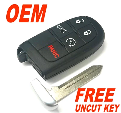 OEM 2014-2023 DODGE DURANGO 5 BUTTON HATCH REMOTE START SMART KEY FOB Foto 1 de 4