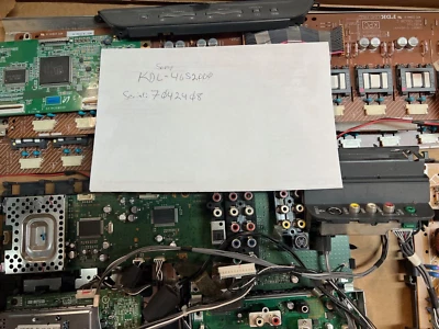 JUEGO PLACA COMPLETA SONY KDL-46S2000 DE TV CON PANTALLA ROTA Foto 1 de 4