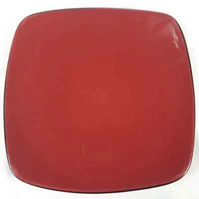 Corelle (Corning) Hearthstone CHILI RED Luncheon Plate (Square) - Image 1 of 2