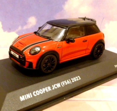 SOLIDO DIECAST 1/43 2023 JOHN COOPER WORKS JCW MINI (F56) IN RED S4315001 - Image 1 of 4