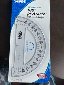 6-inch 180 degrees Protractor - Picture 1 of 1