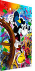 Leinwand Bilder Micky Maus Kapitn Pop Art Wandbilder-Hochwertiger Kunstdruck
