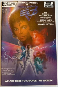 Captain EO 3-D comic book Michael Jackson 1987 Eclipse Comics 3-D specs included - Picture 1 of 12