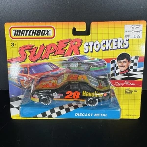 1992 Nascar Davey Allison #28 Havoline Ford Thunderbird Matchbox 1:43 - Picture 1 of 4