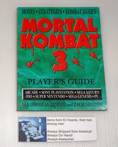 Mortal Kombat 3 Player's Strategy Guide SNES Genesis Saturn 3do PC PS1 - Imagen 1 de 4