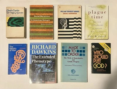 Evolution Cloning & Genetics - Vintage Lot of 8 Science Books by Charles Darwin - Image 1 of 4