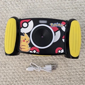 Pokemon Kids Interactive Digital Camera 128mb SD Card & Cable *Tested Working - Picture 1 of 8