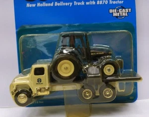 Ertl 307 1:64 Scale Farm Country New Holland Delivery Truck W/Tractor Ford 8870 - Picture 1 of 1