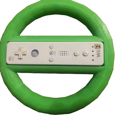 Nintendo Wii Remote Racing Wheel Steering Controller Grip Holder Accessory Pad - Image 1 of 4