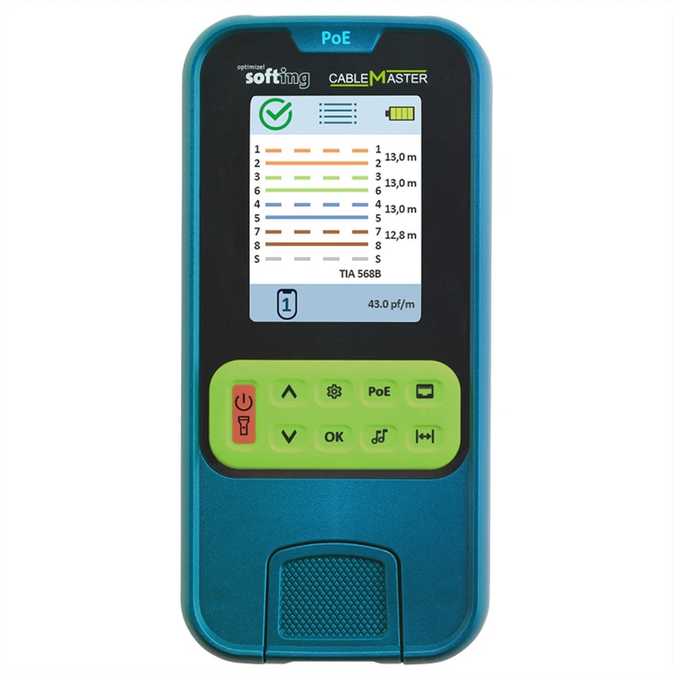 SOFTING CableMaster PoE, Verdrahtungs- und PoE++ Tester - Bild 1 von 1