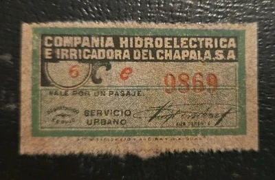 Mexico Cat.#M2515 ND Guadalahara 1 Fare Circulated Banknote  - Image 1 of 2