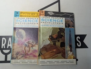 Jugendwissenschaft Lexikon Konvolut 2 Bücher #15 und 16 1970 HC Vintage! - Bild 1 von 5