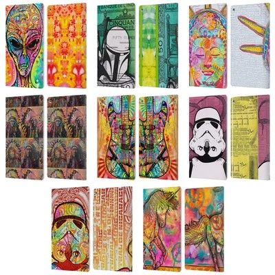 FUNDA BILLETERA LIBRO CUERO CULTURA POP OFICIAL DEAN RUSSO PARA AMAZON FIRE Foto 1 de 4