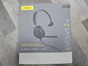 Jabra Evolve2 40 Stereo Headset (MS Teams, USB-A) - Schwarz - Bild 1 von 2