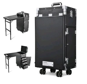 Byootique Portable Manicure Table Desk Station for Nail Tech Organizer Rolling - Picture 1 of 3