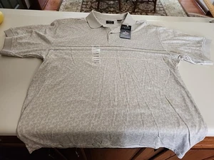 Neu mit Etikett Izod Golf Cool-FX Herren XL Kurzarm Polo beige marineblau gelb gestreift (T-8) a - Bild 1 von 13
