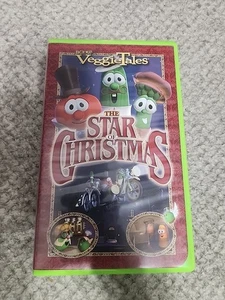 VeggieTales - The Star of Christmas - VHS - Green Clamshell & Tape - Picture 1 of 3