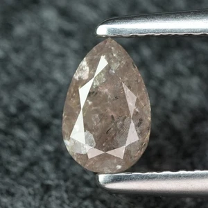 1,00 quilates ¡Raro! Diamante rosa anaranjado 100 % natural sin tratamiento I-2 Extreme pera - Imagen 1 de 5