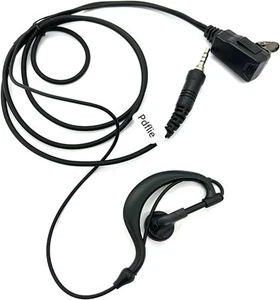 1pin 3.5mm S/P 4C Thread Two Way Radio Accessories Earpiece with PTT Mic... - Picture 1 of 6