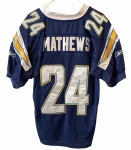Reebok NFL Chargers Ryan Matthews #24 Stitched Football Jersey Size 48 - Picture 1 of 12