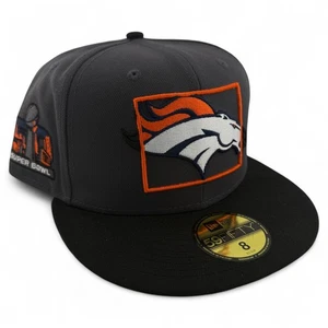 New Era Denver Broncos NFL State Logo Pack Super Bowl 50 59FIFTY Fitted Hat Cap - Bild 1 von 7