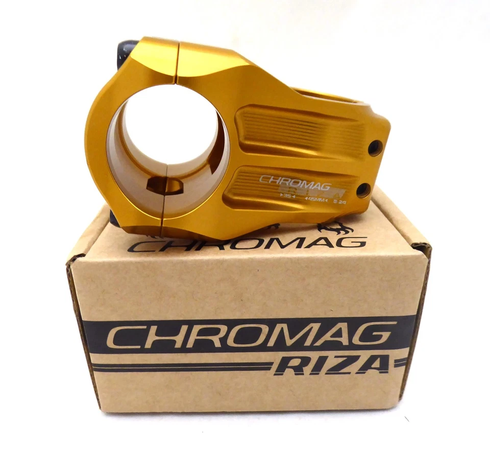Chromag RIZA Stem (31.8) 0d x 45mm - Gold - Image 1 of 2