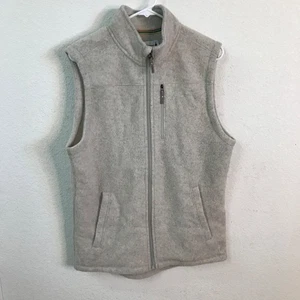 Smartwool Mens Zip Front Poly/Wool Blend Vest Size Medium Gray Pockets - Picture 1 of 9
