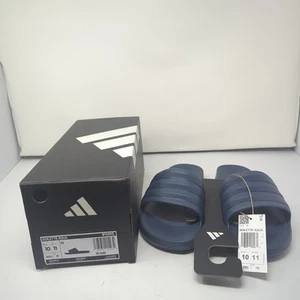 Adidas Unisex Adilette Aqua Slides Men's US 10 women's 11 IF0895 Blue Sportswear - Picture 1 of 11