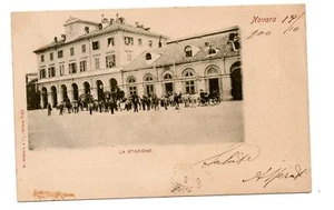 NOVARA STAZIONE FERROVIARIA TRAM A CAVALLI OMNIBUS - Picture 1 of 1