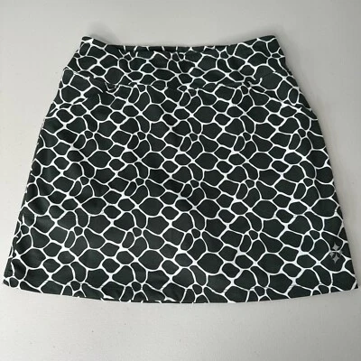 Jofit Skort Golf Mujer S Verde Jirafa Estampado Pickleball Tenis Bolsillos Foto 1 de 4