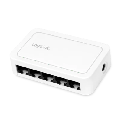 5-Port Switch Gigabit Desktop Netzwerk LAN Ethernet Verteiler RJ45 1000Mbit/s - Bild 1 von 4