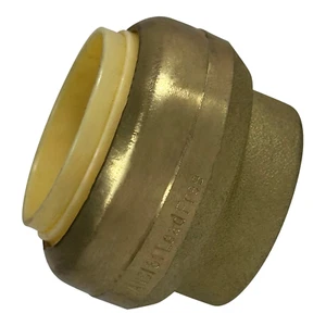 20 Pcs XFITTING Push Fit Cap, 1", Push-To-Connect End Cap Plug, Brass - Picture 1 of 5