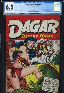 DAGAR DESERT FOX #14 (#1) - CGC-6.5, OW - Kamen - Cubierta Bondage - Edad de Oro - Imagen 1 de 3