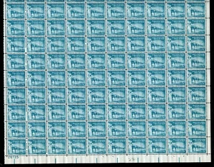 1031a 1 1/4¢ Palace of the Governers Sheet of 100 Stamps MNH VF - Picture 1 of 4