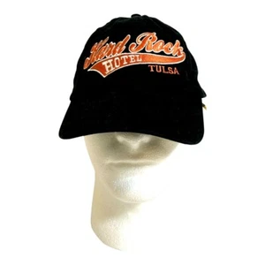 Head Shorts KC Caps Hard Rock Hotel Tulsa Black Strapback Hat Cap Size Youth - Picture 1 of 9