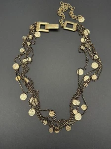 Vintage Belt 30” Gold Tone Copper Tone Chain Hook Closure #624 - Picture 1 of 6