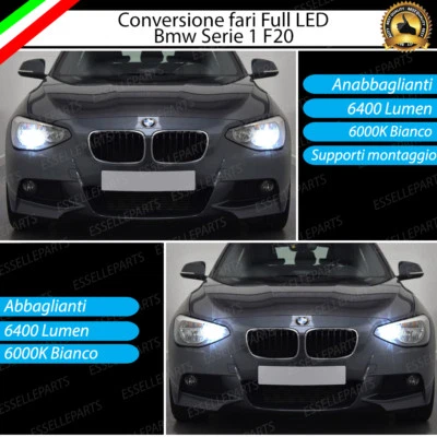 ELT KIT FARI FULL LED BMW SERIE 1 F20 ANABBAGLIANTI H7 + ABBAGLIANTI H7 CANBUS 6000K