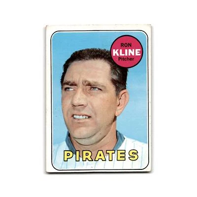 Aaron Crow 1969 Topps #243 Kansas City Royals Baseball Card EX - Image 1 of 3