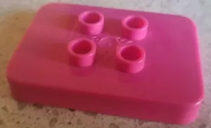 EINZIGARTIGES PLUS GEBRAUCHTE TISCHPLATTE ROSA HAUS HELLO KITTY 8651 KOMPATIBEL LEGO DUPLO - Bild 1 von 2