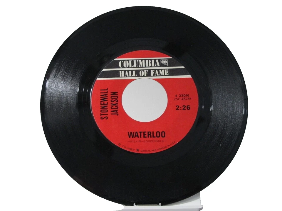 45 RECORD - STONEWALL JACKSON - WATERLOO Foto 1 de 1